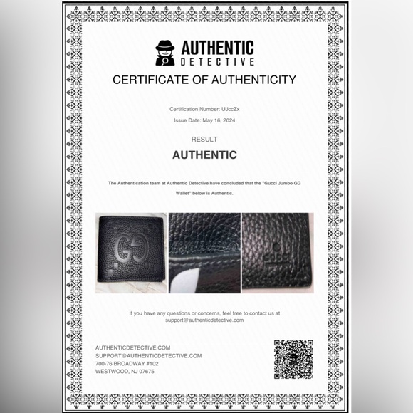 Gucci Jumbo GG bifold wallet brand new with COA - Picture 12 of 12